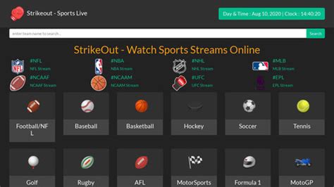 StrikeOut – Watch HD NFL, NBA, NHL, MLB, MMA, UFC streams for free. Looking for quality HD sports streams? Visit strikeout stream now! Strikeout.nu Test Results. Strikeout.nu Mobile Performance: 85/100. Quick overview: Opportunities. These suggestions can help your page load faster.